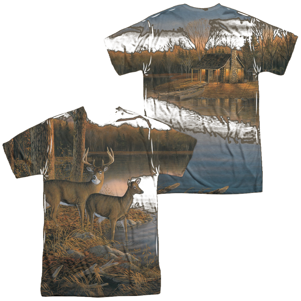 Wild Wings Tranquil Evening (Front/Back Print) - Men's All-Over Print T-Shirt Men's All-Over Print T-Shirt Wild Wings   