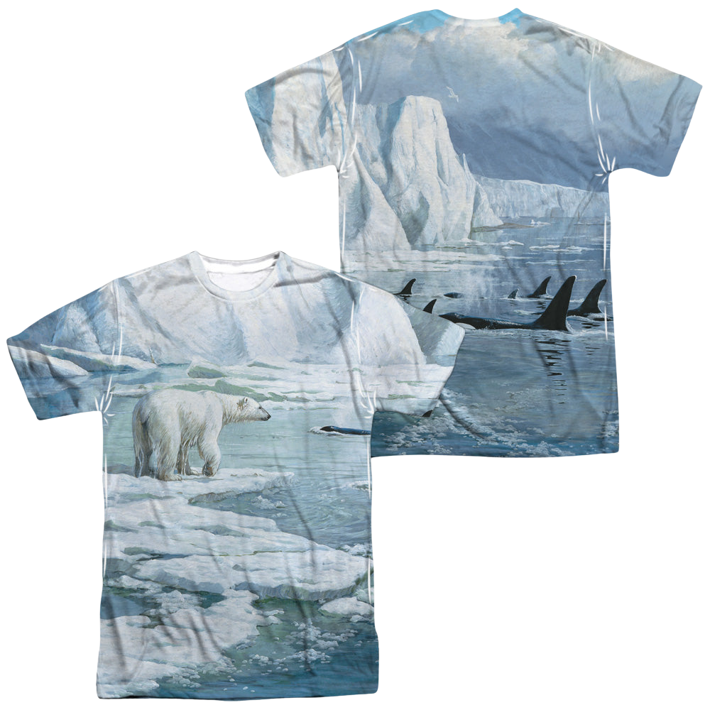Wild Wings Glaciers Edge (Front - Men's All-Over Print T-Shirt Men's All-Over Print T-Shirt Wild Wings   