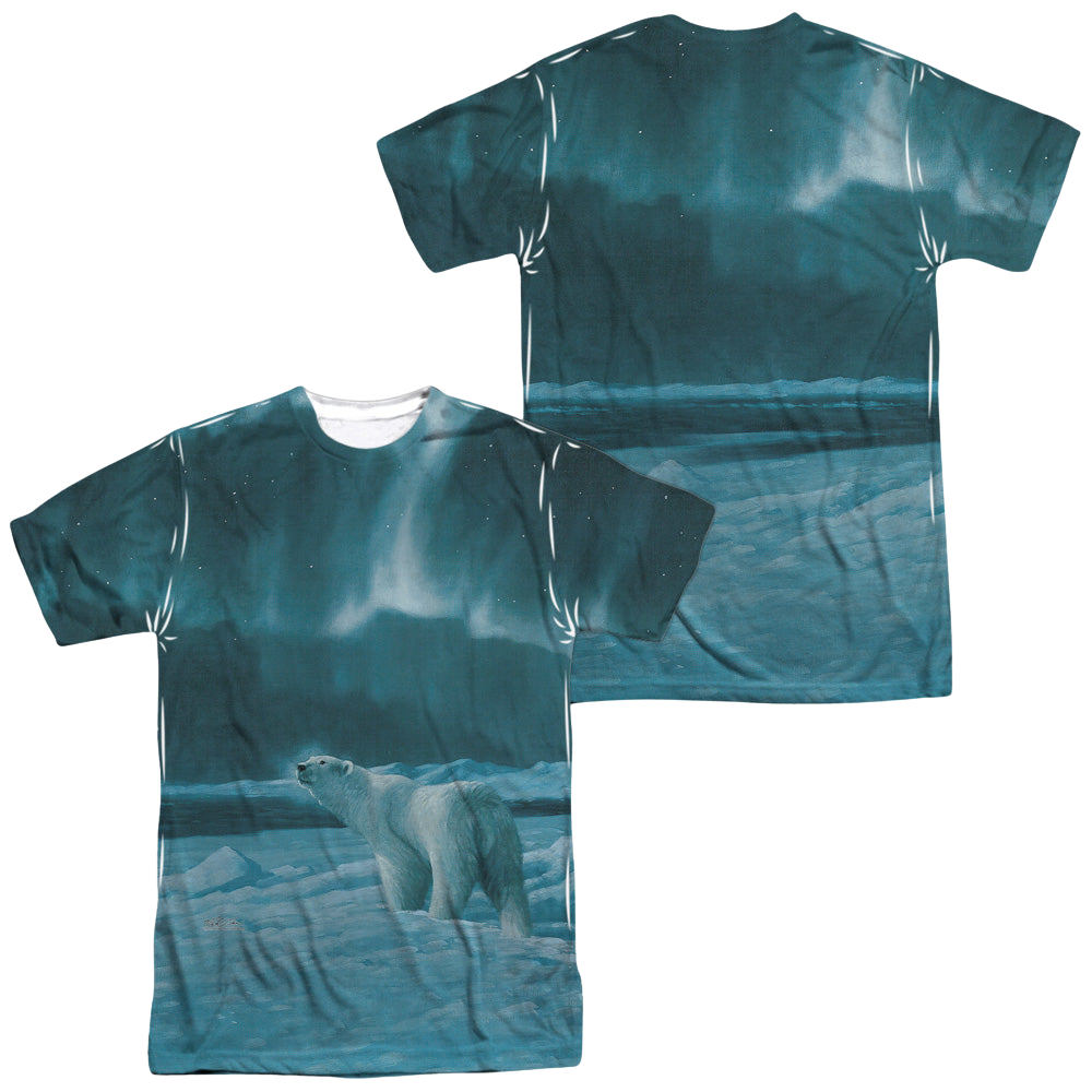 Wild Wings Polar Night Light (Front/Back Print) - Men's All-Over Print T-Shirt Men's All-Over Print T-Shirt Wild Wings   