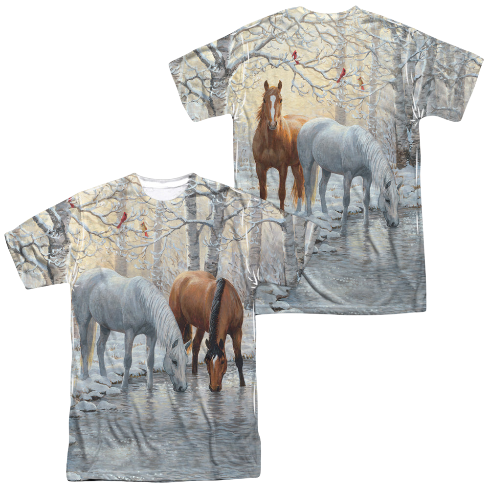 Wild Wings Frosty Sunshine (Front/Back Print) - Men's All-Over Print T-Shirt Men's All-Over Print T-Shirt Wild Wings   