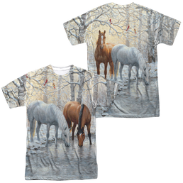 Wild Wings Frosty Sunshine (Front/Back Print) - Men's All-Over Print T-Shirt Men's All-Over Print T-Shirt Wild Wings   