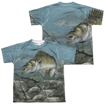 Wild Wings Feeding Frounds youth all-over print t-shirt for ages 8 to 12