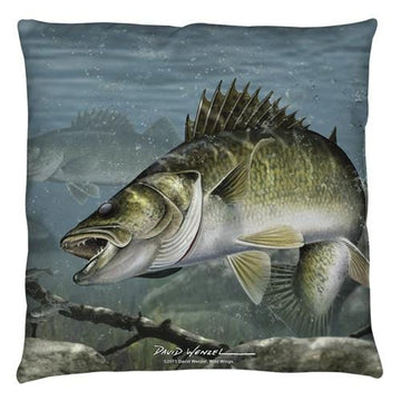 Wild Wings - Feeding Frounds 2 Throw Pillow Throw Pillows Wild Wings   