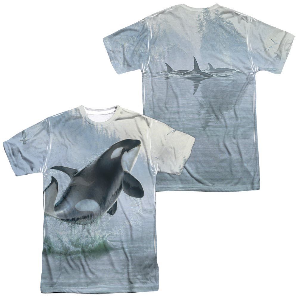 Wild Wings Teeming Waters (Front/Back Print) - Men's All-Over Print T-Shirt Men's All-Over Print T-Shirt Wild Wings   