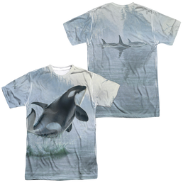 Wild Wings Teeming Waters (Front/Back Print) - Men's All-Over Print T-Shirt Men's All-Over Print T-Shirt Wild Wings   