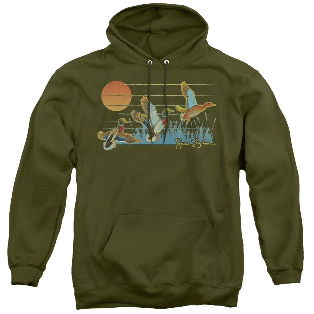 Wild Wings Three Ducks - Pullover Hoodie Pullover Hoodie Wild Wings   