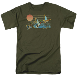 Wild Wings Three Ducks - Men's Regular Fit T-Shirt Men's Regular Fit T-Shirt Wild Wings   