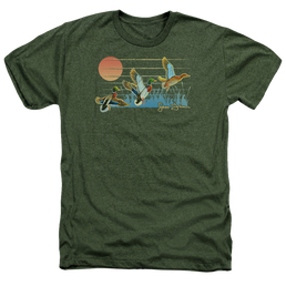 Wild Wings Three Ducks - Men's Heather T-Shirt Men's Heather T-Shirt Wild Wings   