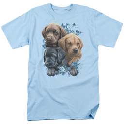 Wild Wings Puppy Pile - Men's Regular Fit T-Shirt Men's Regular Fit T-Shirt Wild Wings   