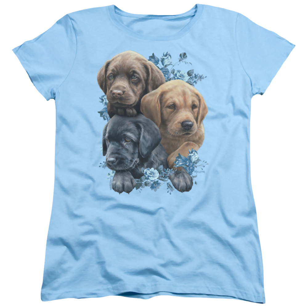 Wild Wings Puppy Pile - Women's T-Shirt Women's T-Shirt Wild Wings   