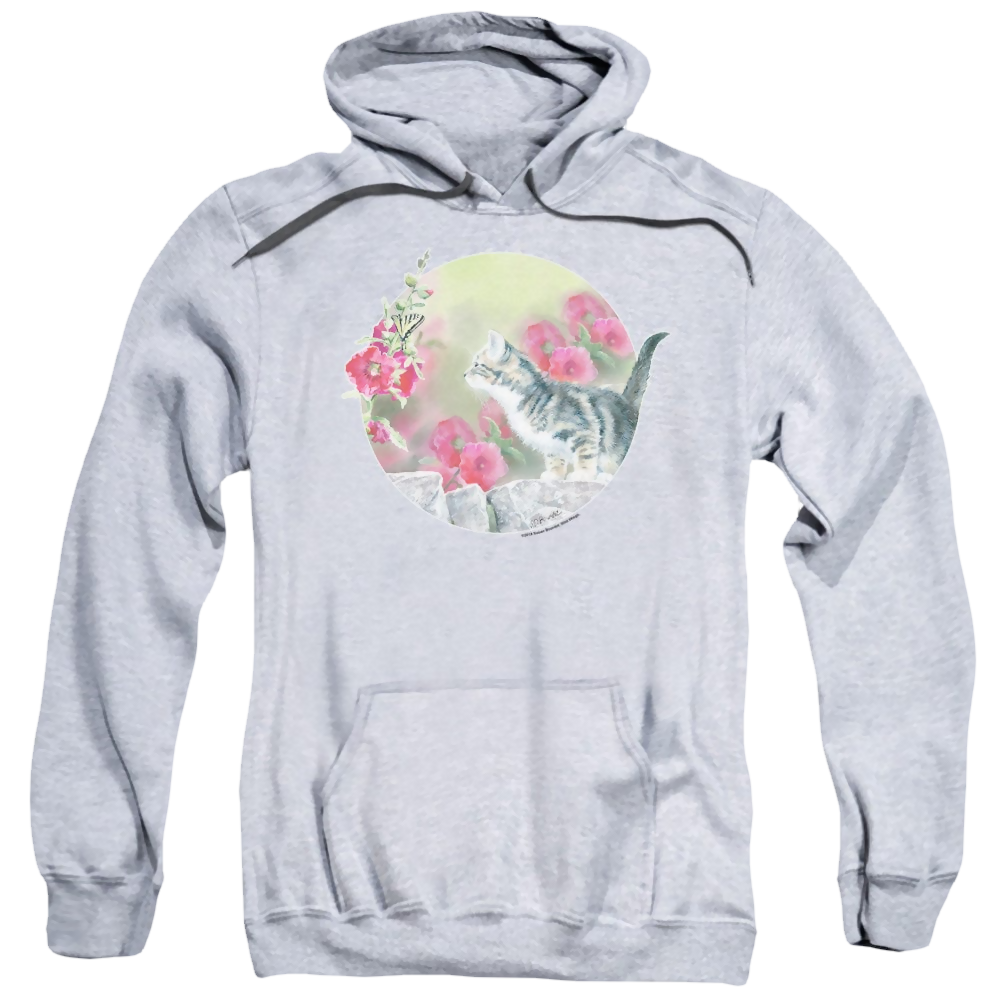 Wild Wings Kitten Flowers - Pullover Hoodie Pullover Hoodie Wild Wings   