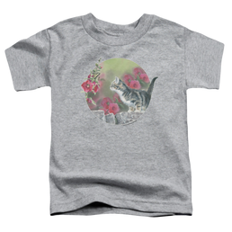 Wild Wings Kitten Flowers - Toddler T-Shirt Toddler T-Shirt Wild Wings   
