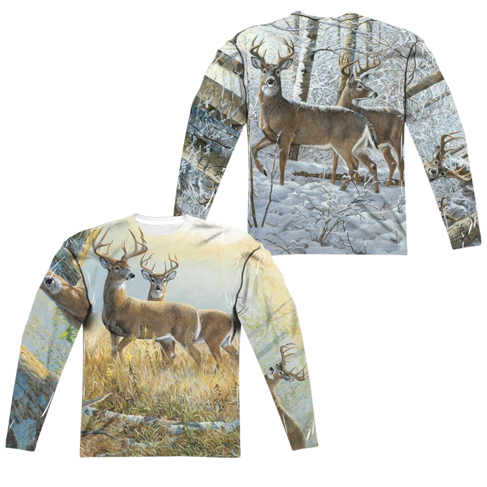 Wild Wings Warm And Cold - Men's All-Over Print Long Sleeve Men's All-Over Print Long Sleeve Wild Wings   