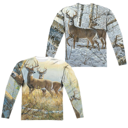 Wild Wings Warm And Cold - Men's All-Over Print Long Sleeve Men's All-Over Print Long Sleeve Wild Wings   