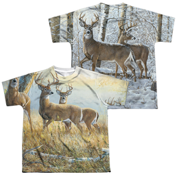 Wild Wings Warm And Cold - Youth All-Over Print T-Shirt Youth All-Over Print T-Shirt (Ages 8-12) Wild Wings   