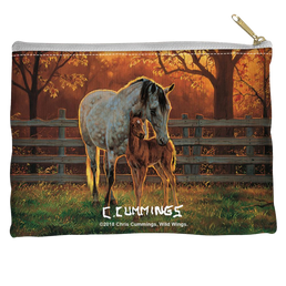 Wild Wings Mother And Child - Straight Bottom Accessory Pouch Straight Bottom Accessory Pouches Wild Wings   