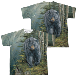 Wild Wings Black Bear (Front/Back Print) - Youth All-Over Print T-Shirt Youth All-Over Print T-Shirt (Ages 8-12) Wild Wings   