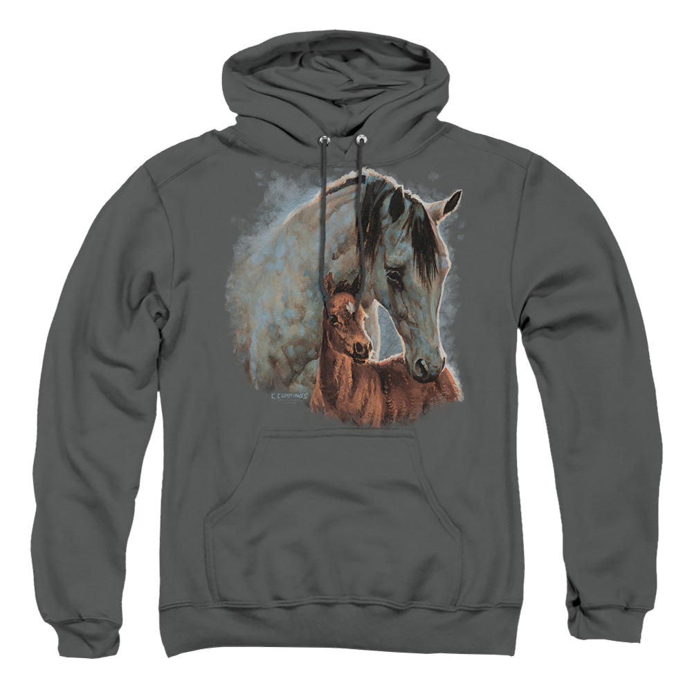 Wild Wings Painted Horses - Pullover Hoodie Pullover Hoodie Wild Wings   