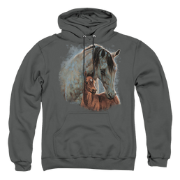 Wild Wings Painted Horses - Pullover Hoodie Pullover Hoodie Wild Wings   