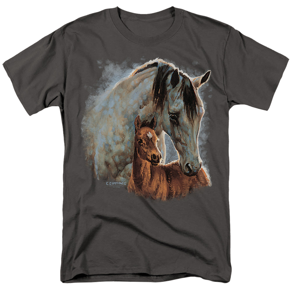 Wild Wings Painted Horses - Men's Regular Fit T-Shirt Men's Regular Fit T-Shirt Wild Wings   