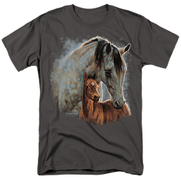 Wild Wings Painted Horses - Men's Regular Fit T-Shirt Men's Regular Fit T-Shirt Wild Wings   