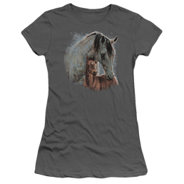 Wild Wings Painted Horses - Juniors T-Shirt Juniors T-Shirt Wild Wings   