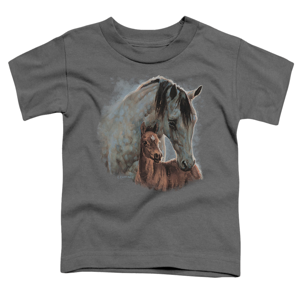 Wild Wings Painted Horses - Toddler T-Shirt Toddler T-Shirt Wild Wings   