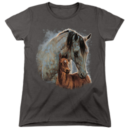 Wild Wings Painted Horses - Women's T-Shirt Women's T-Shirt Wild Wings   