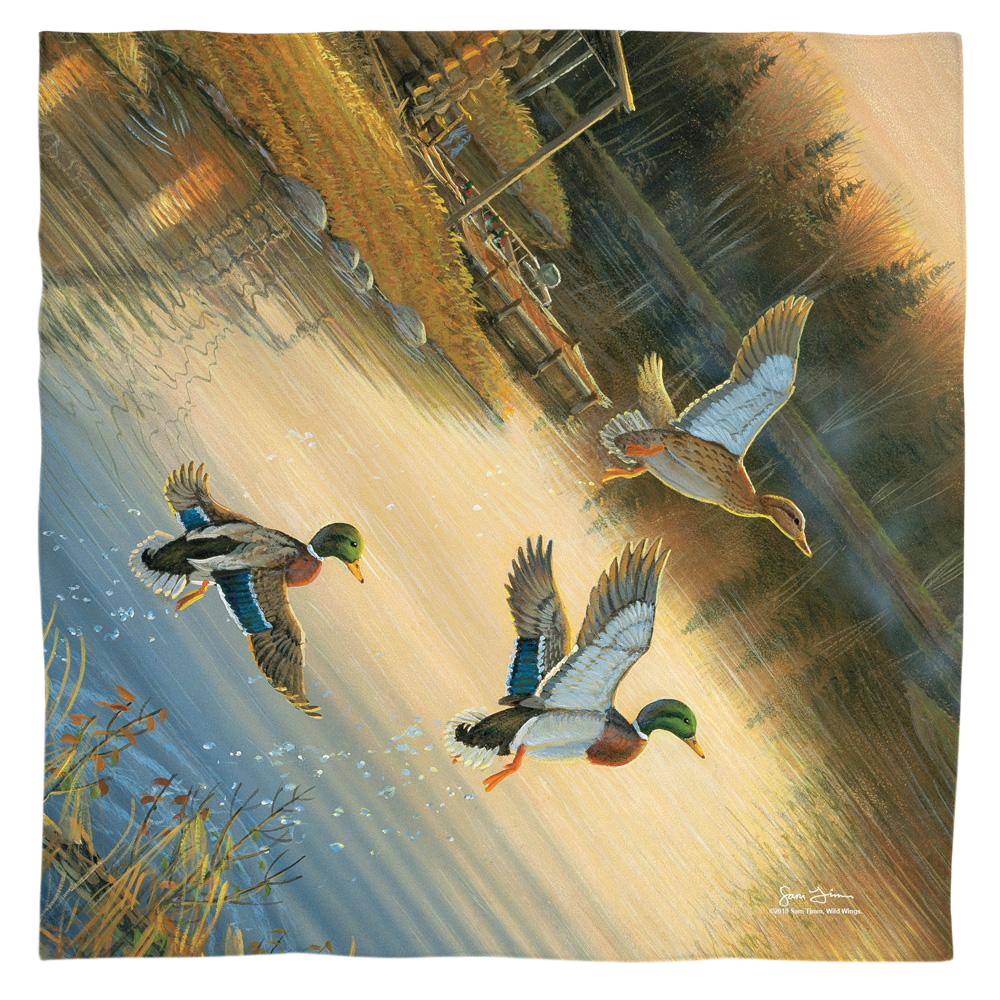 Wild Wings Ducks On The Lake - Bandana Bandanas Wild Wings   