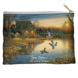 Wild Wings Ducks On The Lake - Straight Bottom Accessory Pouch Straight Bottom Accessory Pouches Wild Wings   