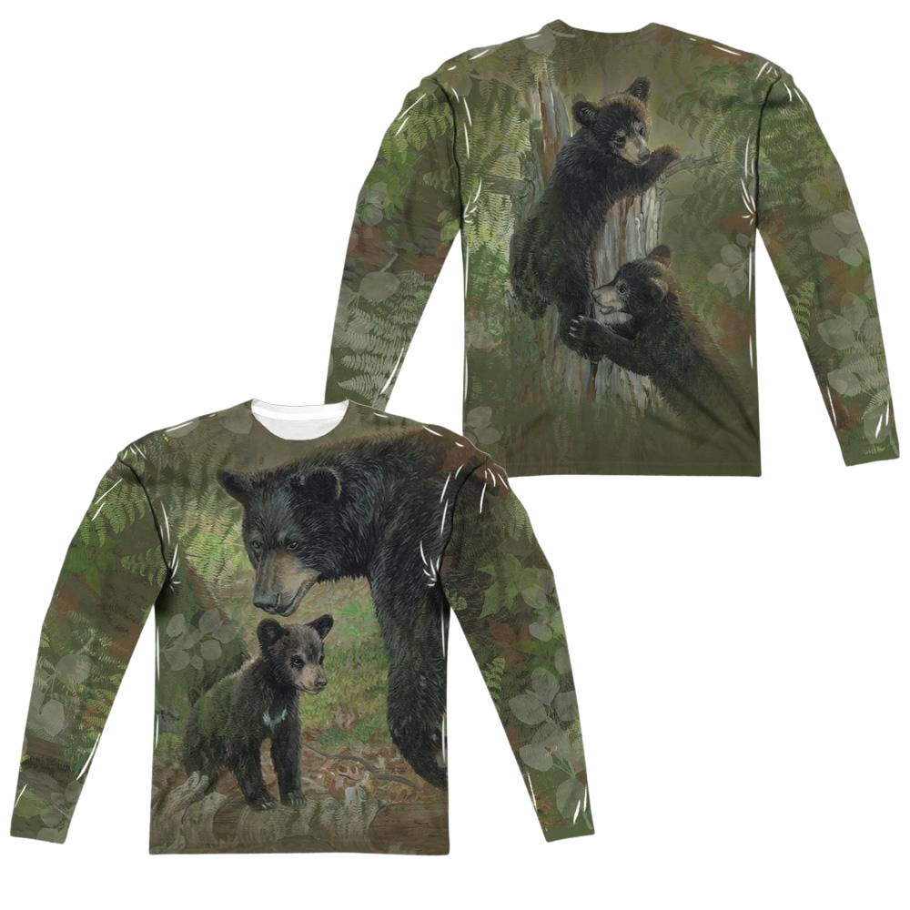 Wild Wings Moms Never Far (Front/Back Print) - Men's All-Over Print Long Sleeve Men's All-Over Print Long Sleeve Wild Wings   