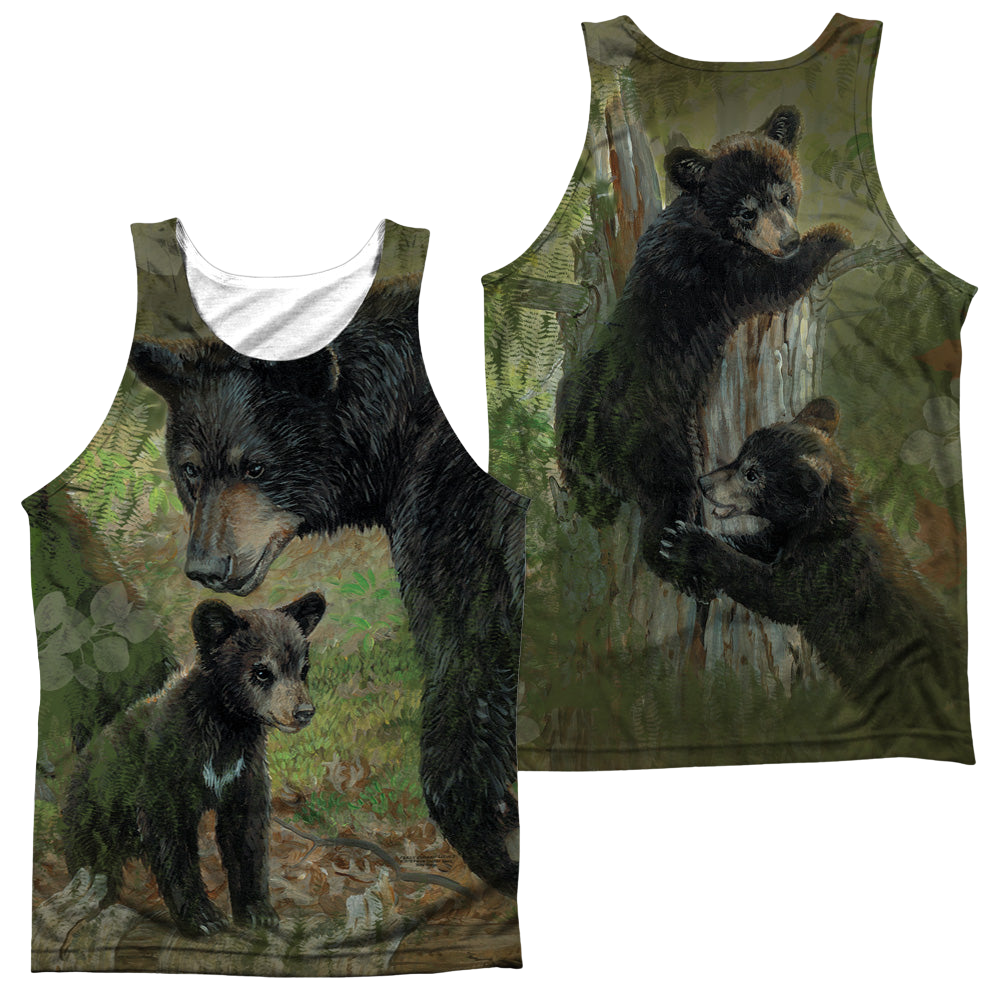Wild Wings Moms Never Far (Front/Back Print) - Men's All Over Print Tank Top Men's All Over Print Tank Wild Wings   