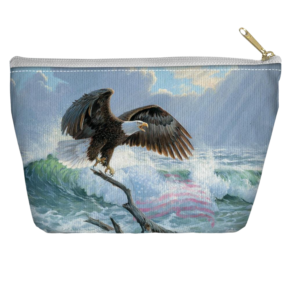Wild Wings American Eagle - Straight Bottom Accessory Pouch T Bottom Accessory Pouches Wild Wings   