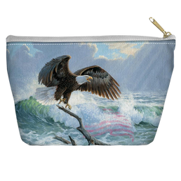 Wild Wings American Eagle - Straight Bottom Accessory Pouch T Bottom Accessory Pouches Wild Wings   
