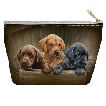 Wild Wings Puppies - T Bottom Accessory tapered bottom pouch