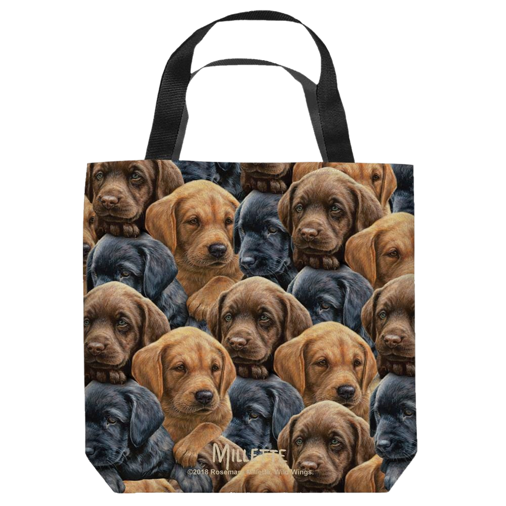 Wild Wings Puppies - Tote Bag Tote Bags Wild Wings   
