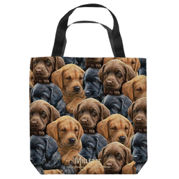 Wild Wings Puppies - Tote Bag Tote Bags Wild Wings   
