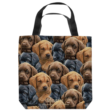 Wild Wings Puppies tote bag