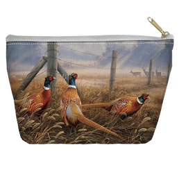 Wild Wings Pleasant Pheasants - Straight Bottom Accessory Pouch T Bottom Accessory Pouches Wild Wings   