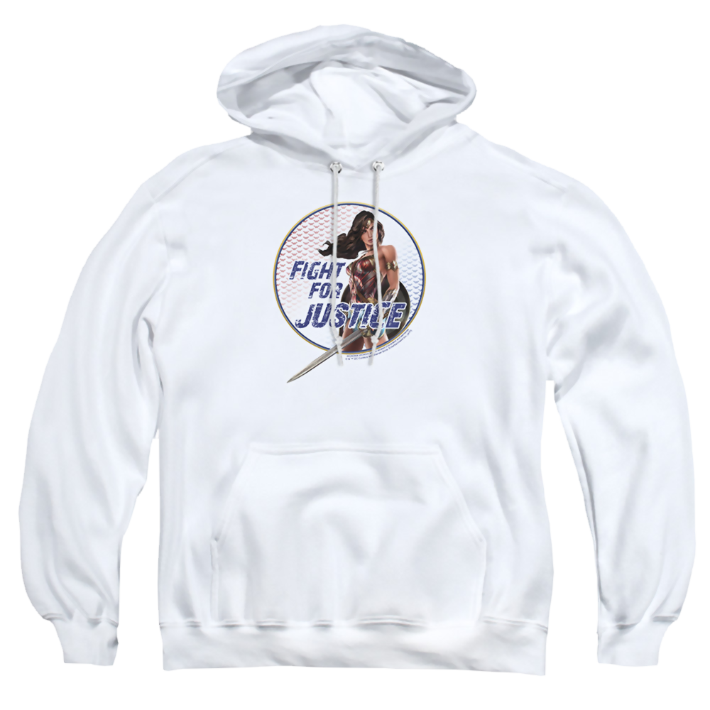 Wonder Woman Fight For Justice Pullover Hoodie Pullover Hoodie Wonder Woman   