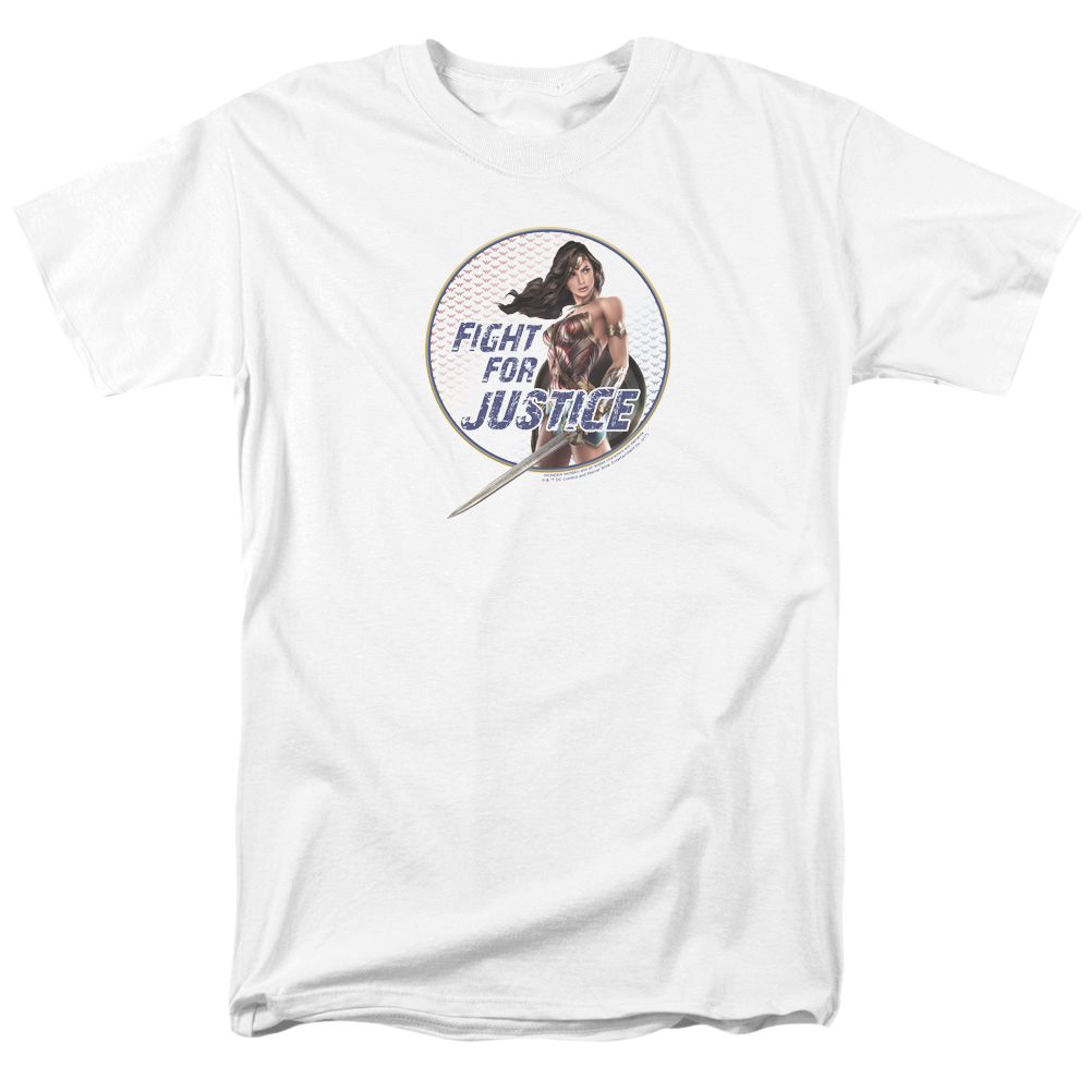 Wonder Woman Fight For Justice Men's Regular Fit T-Shirt Men's Regular Fit T-Shirt Wonder Woman   