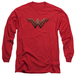 Wonder Woman Wonder Woman Logo Men's Long Sleeve T-Shirt Men's Long Sleeve T-Shirt Wonder Woman   