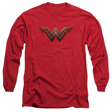 Wonder Woman Wonder Woman Logo Men's Long Sleeve T-Shirt Men's Long Sleeve T-Shirt Wonder Woman   