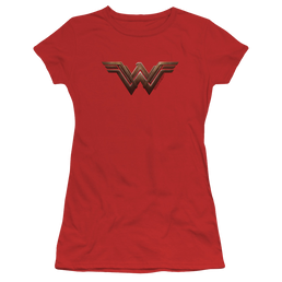 Wonder Woman Movie Wonder Woman Logo - Juniors T-Shirt Juniors T-Shirt Wonder Woman   