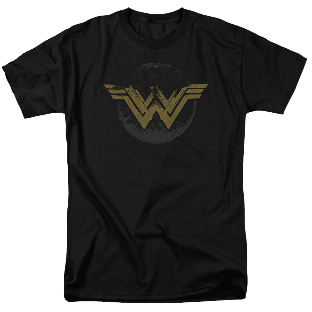 Wonder Woman Distressed Logo Men's Regular Fit T-Shirt Men's Regular Fit T-Shirt Wonder Woman   