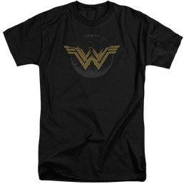 Wonder Woman Distressed Logo Men's Tall Fit T-Shirt Men's Tall Fit T-Shirt Wonder Woman   