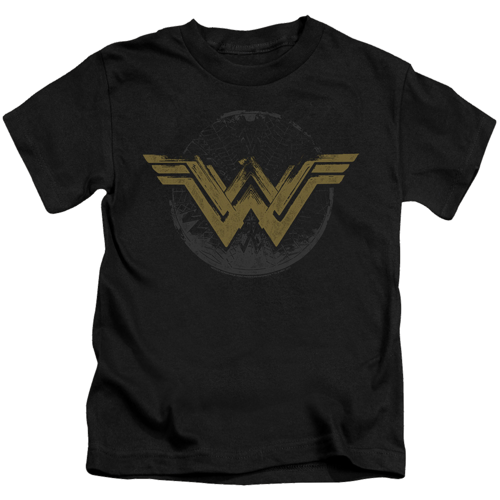Wonder Woman Movie Distressed Logo - Kid's T-Shirt Kid's T-Shirt (Ages 4-7) Wonder Woman   