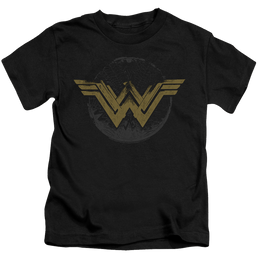 Wonder Woman Movie Distressed Logo - Kid's T-Shirt Kid's T-Shirt (Ages 4-7) Wonder Woman   