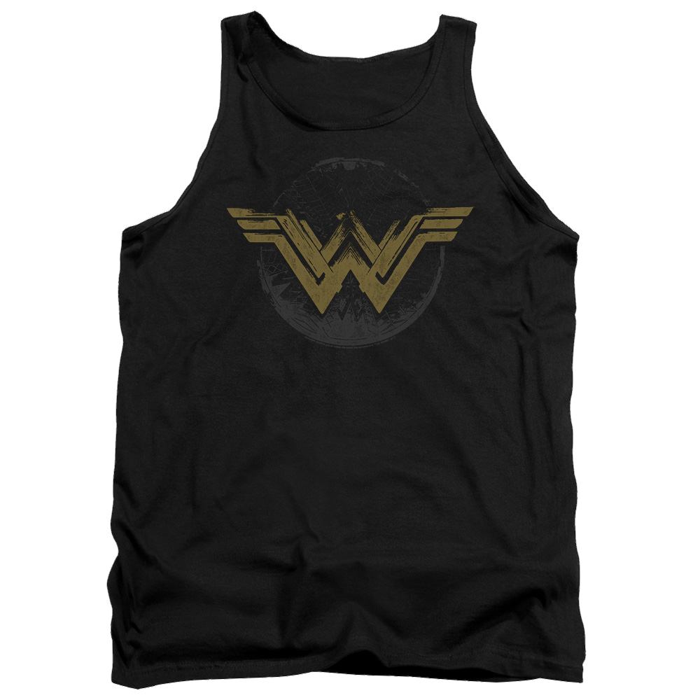Wonder Woman Distressed Logo Men's Tank Men's Tank Wonder Woman   