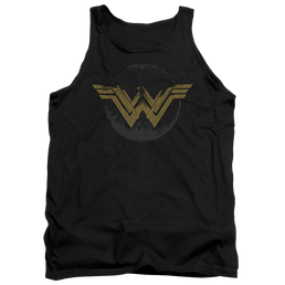 Wonder Woman Distressed Logo Men's Tank Men's Tank Wonder Woman   